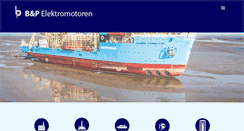 Desktop Screenshot of bnpelektromotoren.nl