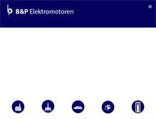 Tablet Screenshot of bnpelektromotoren.nl